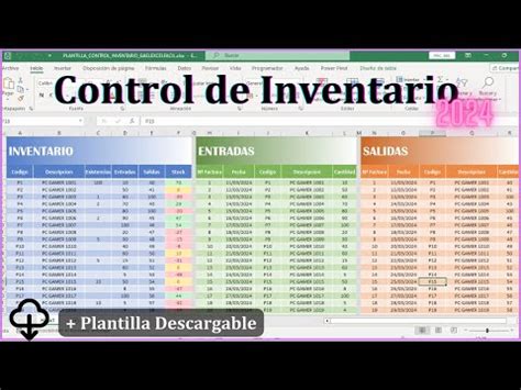 INVENTARIOS Con MACROS En Excel Paso A Paso Control De Inventario De