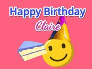 happy birthday claire gifs