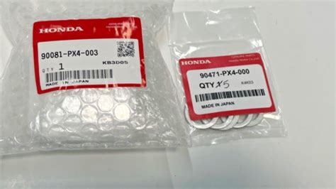 6-PCPK GENUINE Honda ACURA(90-21)D/ Plug18MM 90081-PX4-003 &WASHRS ...