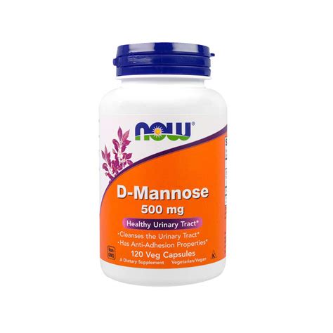 Now D Mannose 500 Mg120 Veg Capsules