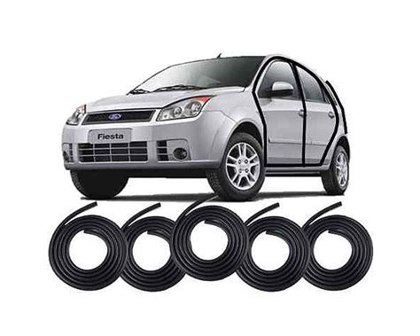 Kit Borrachas Fiesta Sedan Hatch A Portas E Mala R