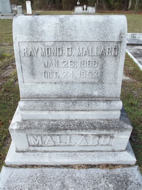 Raymond D Mallard Memorial Find A Grave