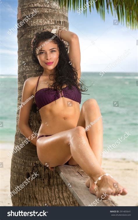 Sexy Woman Bikini On Sea Background Stock Photo 291405641 Shutterstock