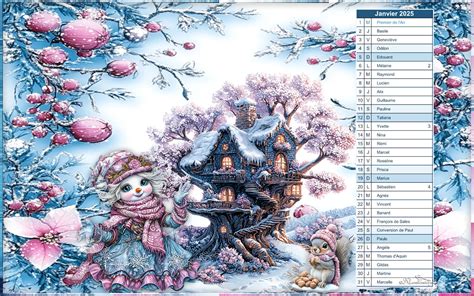 Calendrier Fond Ecran