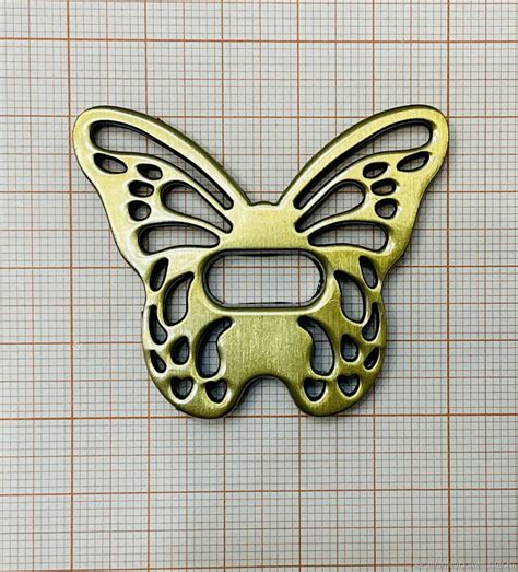 Застежка бабочка антик полированный купить в интернет-магазине Ярмарка ...