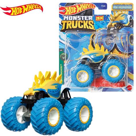 Машинка Mattel Hot Wheels Monster Trucks Монстр трак FYJ Motosaurus купить с доставкой