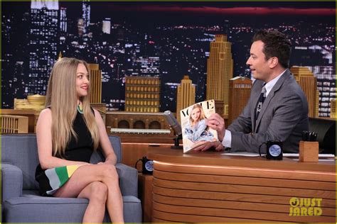 Amanda Seyfried Sports Short Blonde Wig Before Fallon Appearance Photo 3386959 Amanda