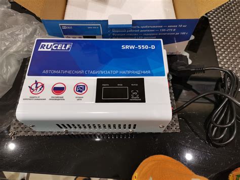 Стабилизатор напряжения релейный RUCELF SRW-550-D — купить в интернет ...