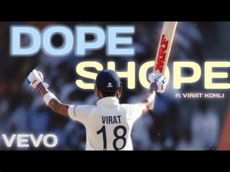 Dope Shope X Virat Kohli Beat Sync Status Cricket Beatsync