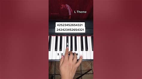 Death Note L Theme Piano Tutorial Youtube