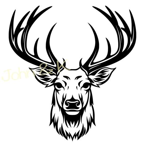 Elk Svg Elk Vector Elk Head Svg Elk Clipart Elk Head Svg For Fleece