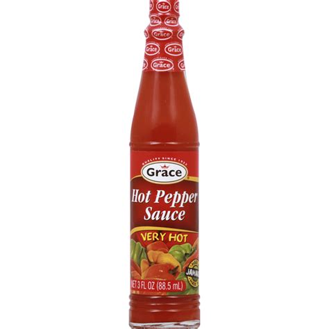 Grace Hot Pepper Sauce Very Hot 3 Oz Instacart