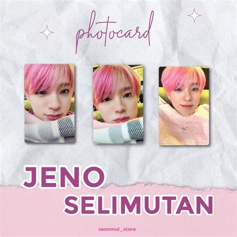 Jual Photocard Jeno Selimutan Pc Jeno Glitch Ver Jeno Glimo