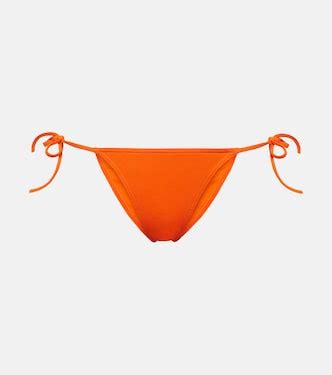 Mouna Small Bikini Top In Orange Eres Mytheresa