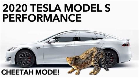 Watch Tesla Model S Performance Cheetah Launch Nph Mile Tests