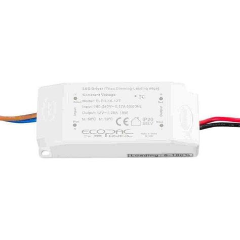 Ecopac W V Constant Voltage Triac Dimmable Led Driver Luna Led