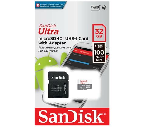 Cart O Sandisk Ultra Micro Sdhc Uhs I Gb Mb S Classe Frc Magazine