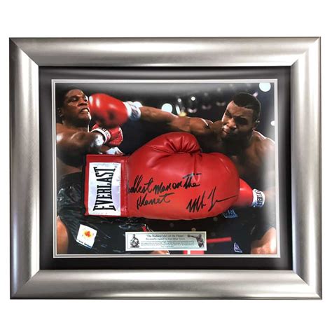 Mike Tyson Signed Red Everlast Glove Elite Exclusives