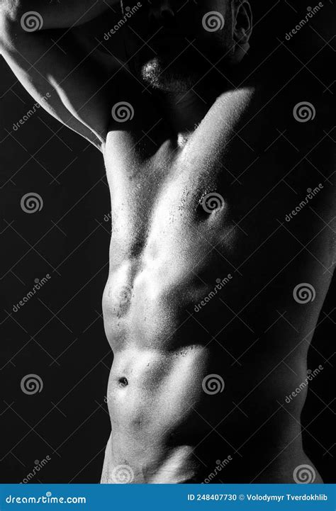 Nude Man Torso Cropped Body Of Muscular Naked Gay Stock Photo Image Of Chest Manliness