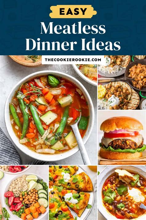 30+ Meatless Dinner Ideas for Meatless Mondays - The Cookie Rookie®