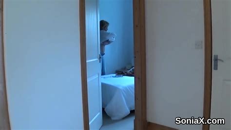 Unfaithful British Milf Lady Sonia Displays Her Giant Boobs