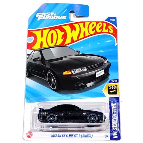 Jual Hot Wheels Nissan Skyline GT R BNR 32 Hitam Fast And Furious A2025 Shopee Indonesia