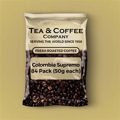 Colombia Supremo 84 Pack | Tea & Coffee Company