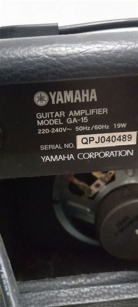 YAMAHA GA15 GUITAR AMPLIFIER, Audio, Soundbars, Speakers & Amplifiers ...