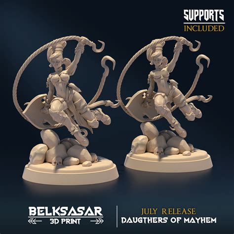 Archivo Stl Sisters Of Mayhem B Nude And Normal Idea De Impresi N D Para Descargarcults