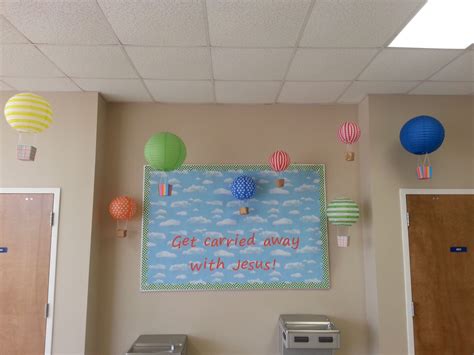 Hot Air Balloon Bulletin Board