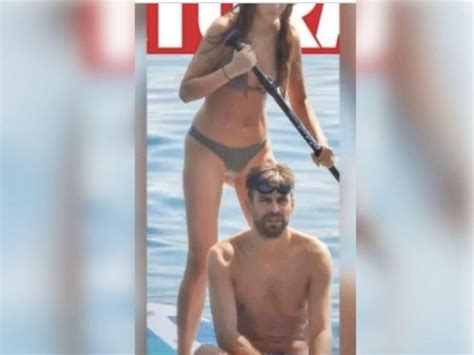 Clara Chía posa en diminuto bikini y la comparan con Shakira