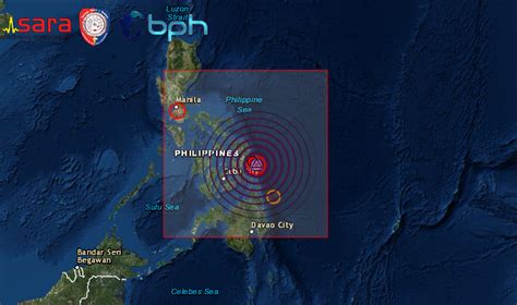 Forte Scossa Di Terremoto Di Mw Nella Regione Di Samar Alle