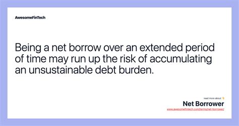 net borrower awesomefintech blog