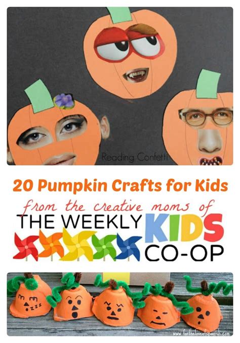 20 Cool Pumpkin Crafts for Kids • B-Inspired Mama