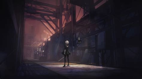 Wallpaper Nier Automata 4k 2B Nier Automata Anime Screenshot