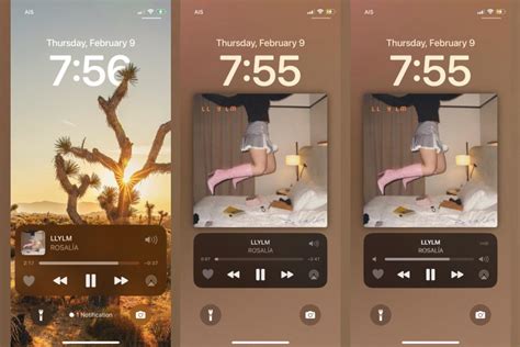 Lock Screen Music Player Concept Toggle Volume Icon To Control The Volume And Toggle Music Wave