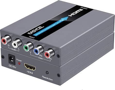 Amazon.com: EASYCEL Component to HDMI Converter with Scaler Function ...