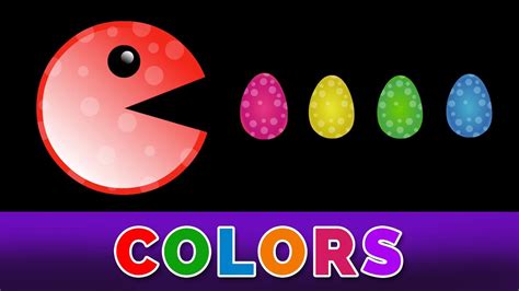 Learn Colors With Pac Man Toys Colors Pacman Learning Colors Pacman