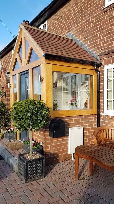 A Glazed Oak Porch House Front Porch House With Porch Brick Porch