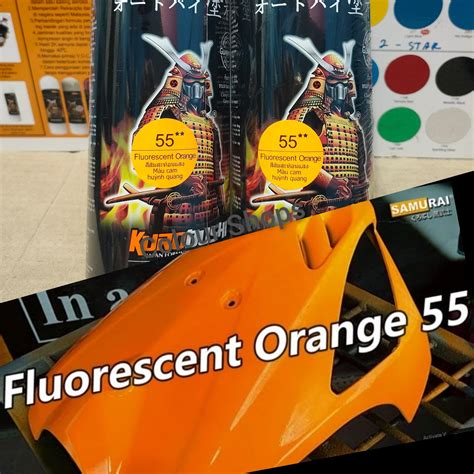 Pilok Pilox Cat Samurai Fluorescent Orange Stabilo Oren 55 400ml Cat