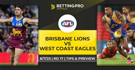 Brisbane Lions Vs West Coast Tips Afl 2023 Preview And Predictions