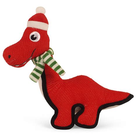 Zoon Xmas Dino Dog Toy