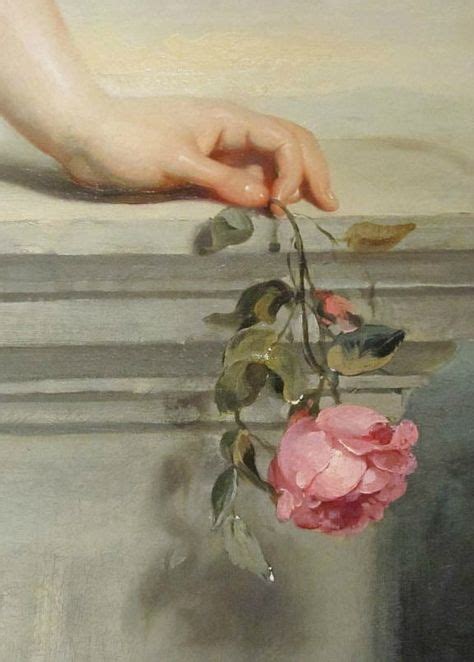 Romantisme La Dame Aux Roses Art Classique Peinture Renaissance