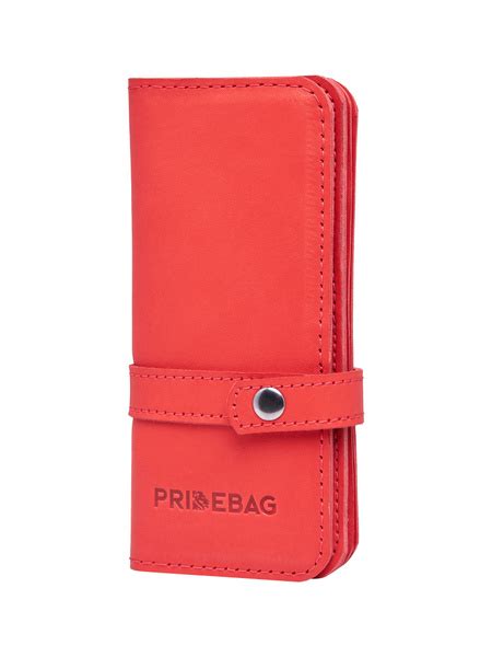 Портмоне женское PRIDEBAG CHARM, натуральная кожа, красное - купить с ...