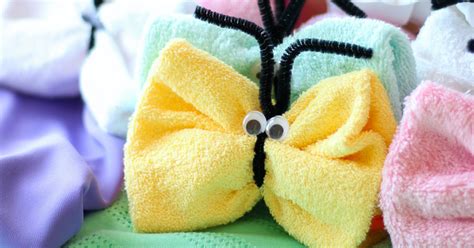 Washcloth Butterflies