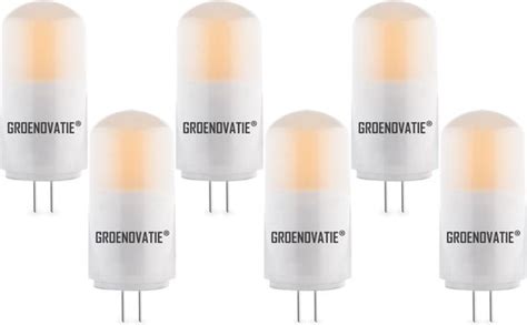 Groenovatie G4 Led Lamp 3w Cob Warm Wit Dimbaar 6 Pack