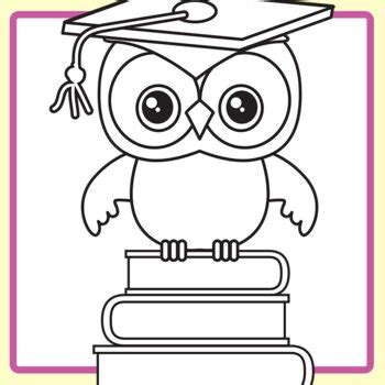 Black and White Owls 2 / Cute Bird Characters - School Cuties Animal ...