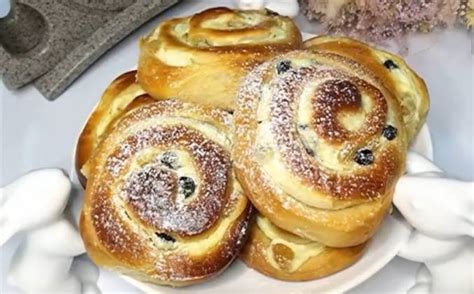 Дрожжевые булочки с творогом и сахаром рецепт с фото пошагово