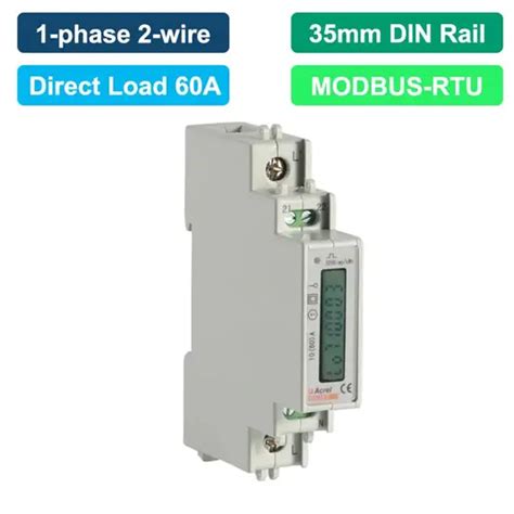 Acrel-ADL10-E 1P размер однофазный DIN-рейка Kwh двунаправленный ...