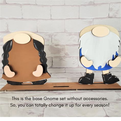 Standing Gnomes Interchangeable DIY kit - MyMakerScape